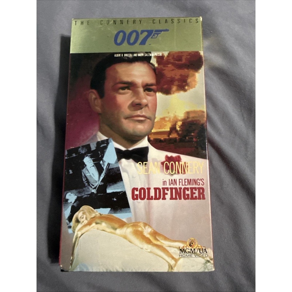 Goldfinger On VHS The James Bond 007 Collection Sean Connery Ian Fleming's 1988